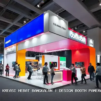 design booth pameran Bangkalan