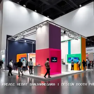 Design Booth Pameran Banjarnegara