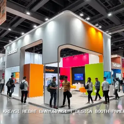design booth pameran Banyuwangi