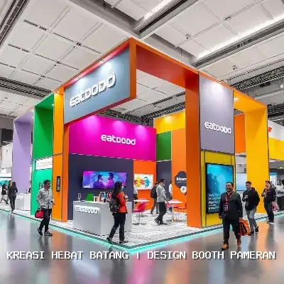 design booth pameran Batang
