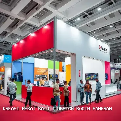 design booth pameran Batu
