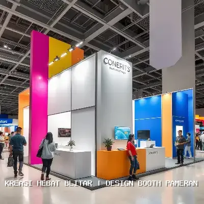 design booth pameran Blitar