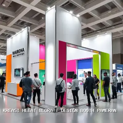 design booth pameran Blora