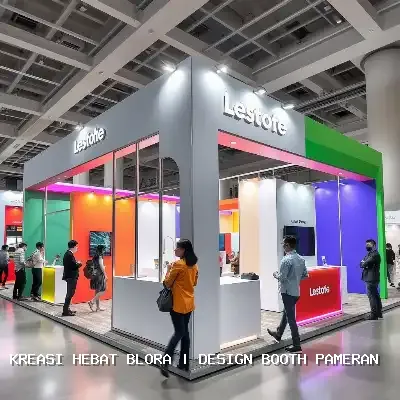 Design Booth Pameran Blora