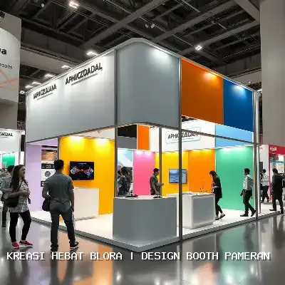 Design Booth Pameran Blora