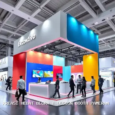 Design Booth Pameran Blora