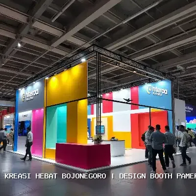 design booth pameran Bojonegoro