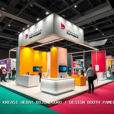 Design Booth Pameran Bojonegoro yang Eksklusif dan Profesional