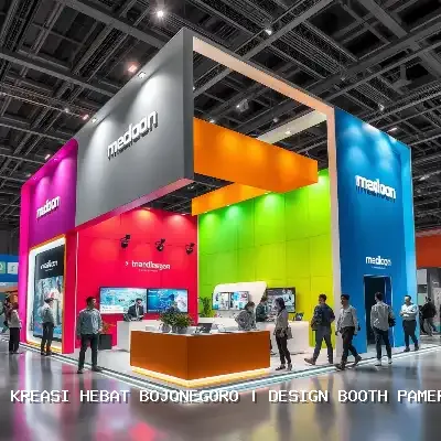 Design Booth Pameran Bojonegoro yang Eksklusif dan Profesional