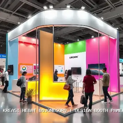 Design Booth Pameran Bojonegoro yang Eksklusif dan Profesional