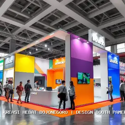 Design Booth Pameran Bojonegoro yang Eksklusif dan Profesional