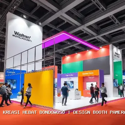 design booth pameran Bondowoso