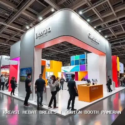 design booth pameran Brebes
