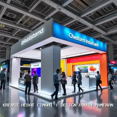 design booth pameran Cimahi