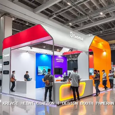Design Booth Pameran Cirebon – Desain Custom & Finishing Rapi