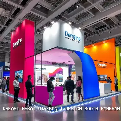 Design Booth Pameran Cirebon – Desain Custom & Finishing Rapi