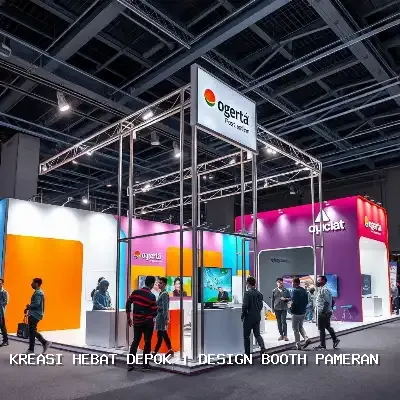 design booth pameran Depok