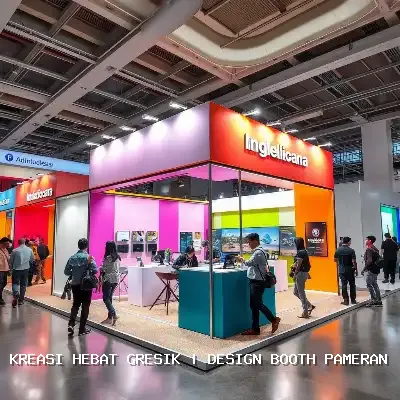 design booth pameran Gresik