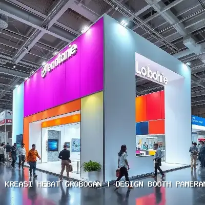 design booth pameran Grobogan