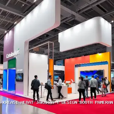design booth pameran Jakarta