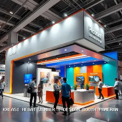 design booth pameran Jember