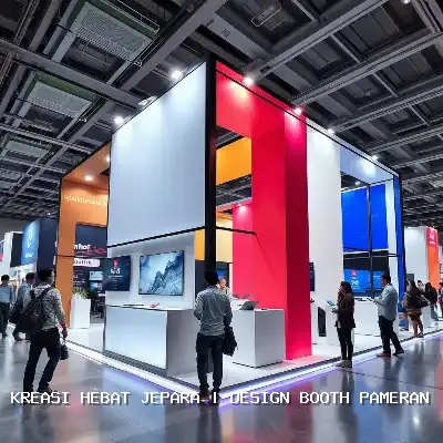 design booth pameran Jepara