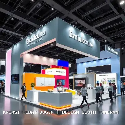design booth pameran Jogja