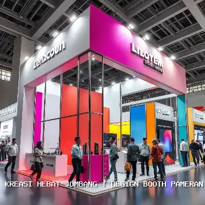 design booth pameran Jombang