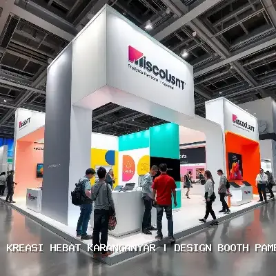 design booth pameran Karanganyar