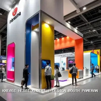design booth pameran Kediri