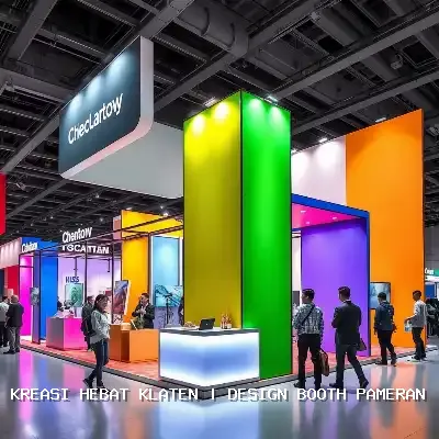 design booth pameran Klaten