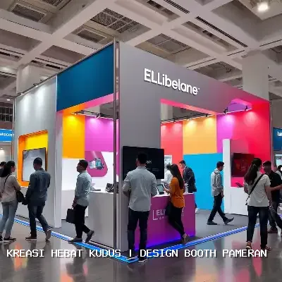 design booth pameran Kudus