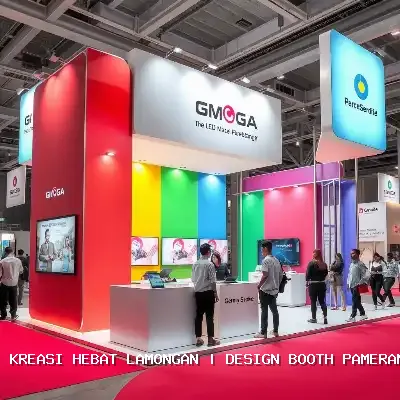 design booth pameran Lamongan