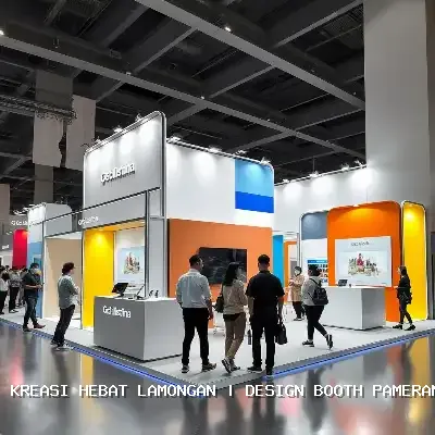 Design Booth Pameran Lamongan yang Kreatif dan Efisien