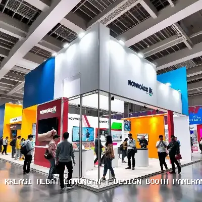 Design Booth Pameran Lamongan yang Kreatif dan Efisien
