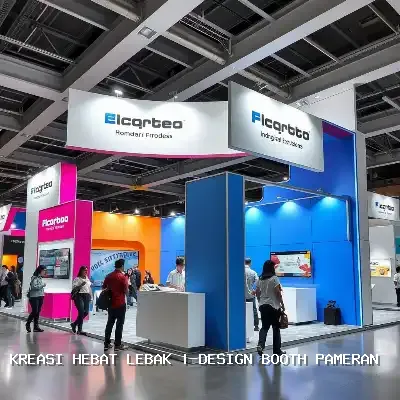 design booth pameran Lebak