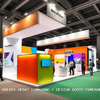 design booth pameran Lumajang