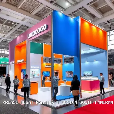 design booth pameran Nganjuk