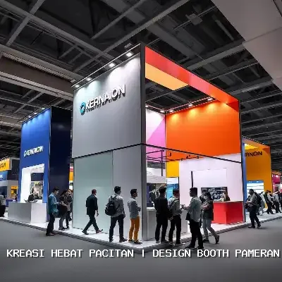 design booth pameran Pacitan