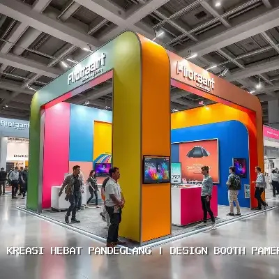 design booth pameran Pandeglang