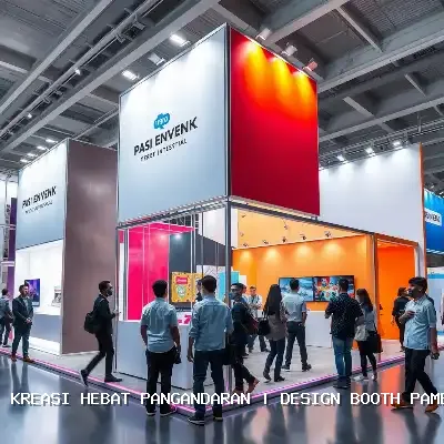 design booth pameran Pangandaran