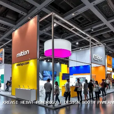 design booth pameran Ponorogo