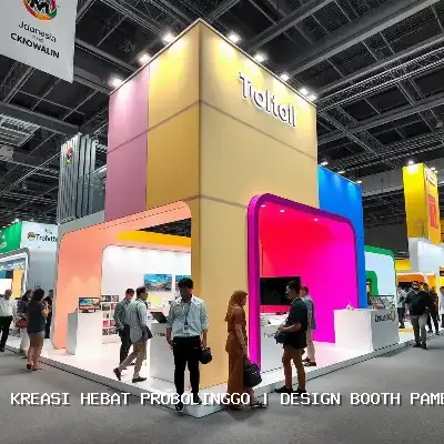 design booth pameran Probolinggo
