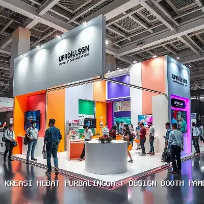 design booth pameran Purbalingga