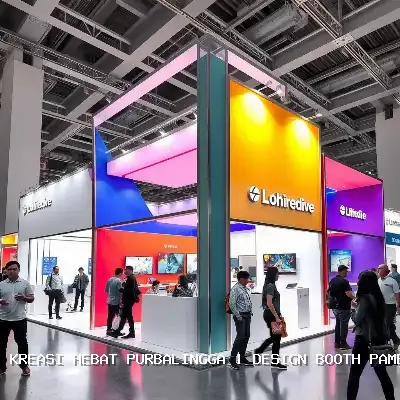 Design Booth Pameran Purbalingga
