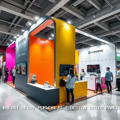 design booth pameran Purworejo