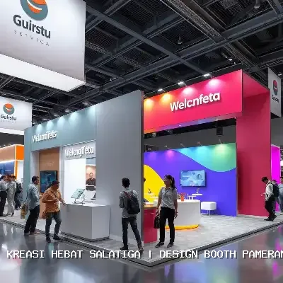 design booth pameran Salatiga
