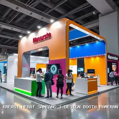 design booth pameran Sampang