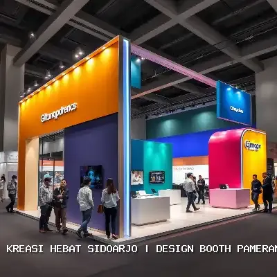 design booth pameran Sidoarjo