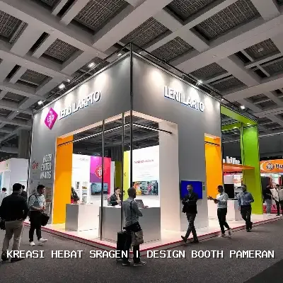 design booth pameran Sragen